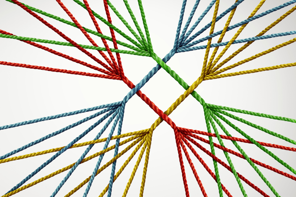 Teams working together